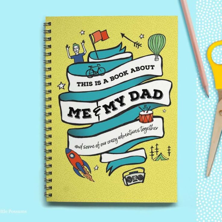 About Dad Book, Dad Memory Book, Dad and Son, Dad and Daughter, Father's Day Gift, Birthday Gift for Dad, Gifts for Dad, Gifts From the Kids