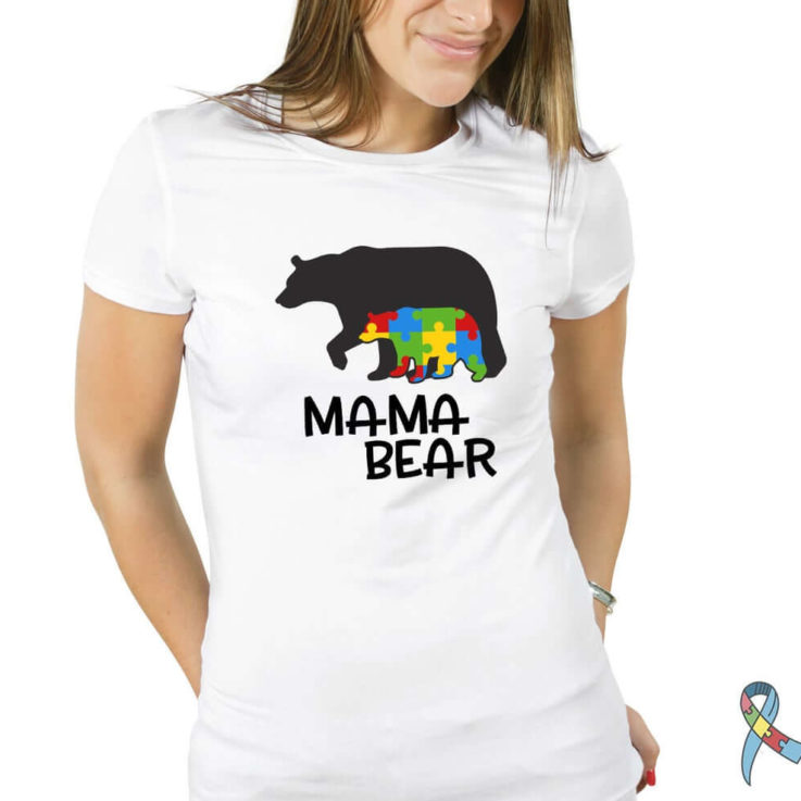 Autism mama bear shirt, autism mothers day, mama bear autism tee, autism awareness, gift for mom, mothers day gift
