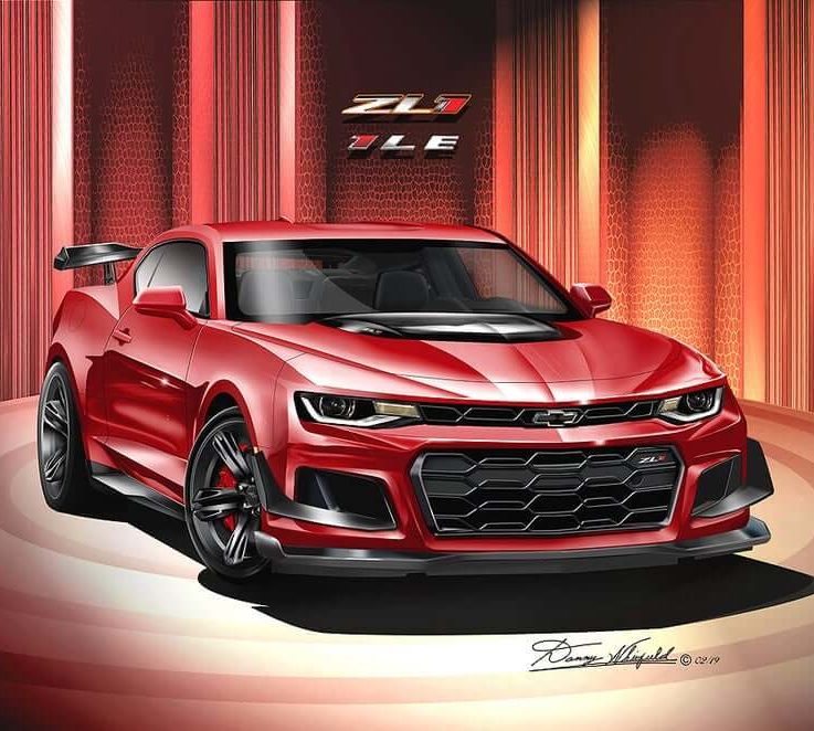 2018 Chevy Camaro ZL1 Art Prints comes in 8 different exterior colors