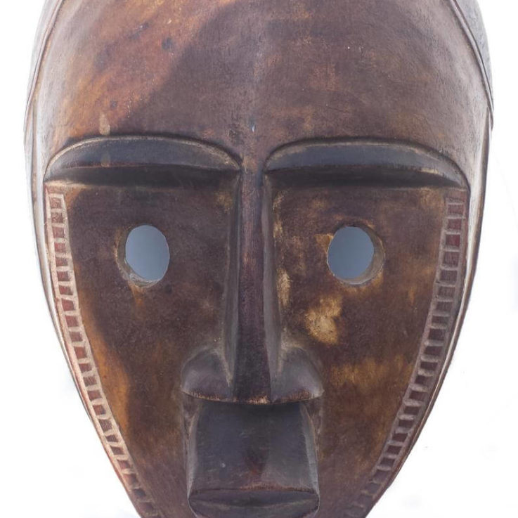 African Mask, African Tribal Mask of Central Africa (DRC)