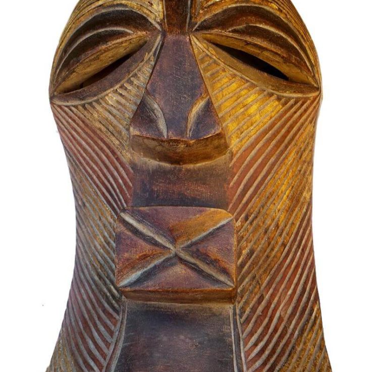 African Mask, Tribal Songye Mask from DR Congo