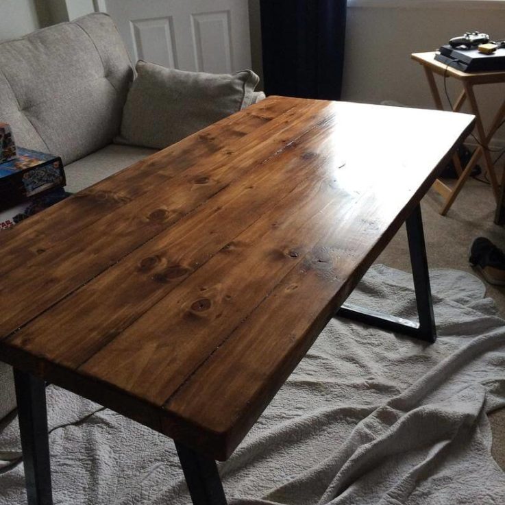 Table, Dining table, Kitchen table, Handmade table, Desk, Computer desk, Office desk, Solid wood, Recycled, Custom made, Handmade in UK,