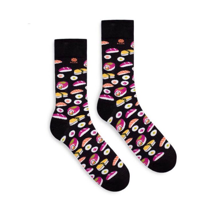 Funky Colorful Socks Sushi