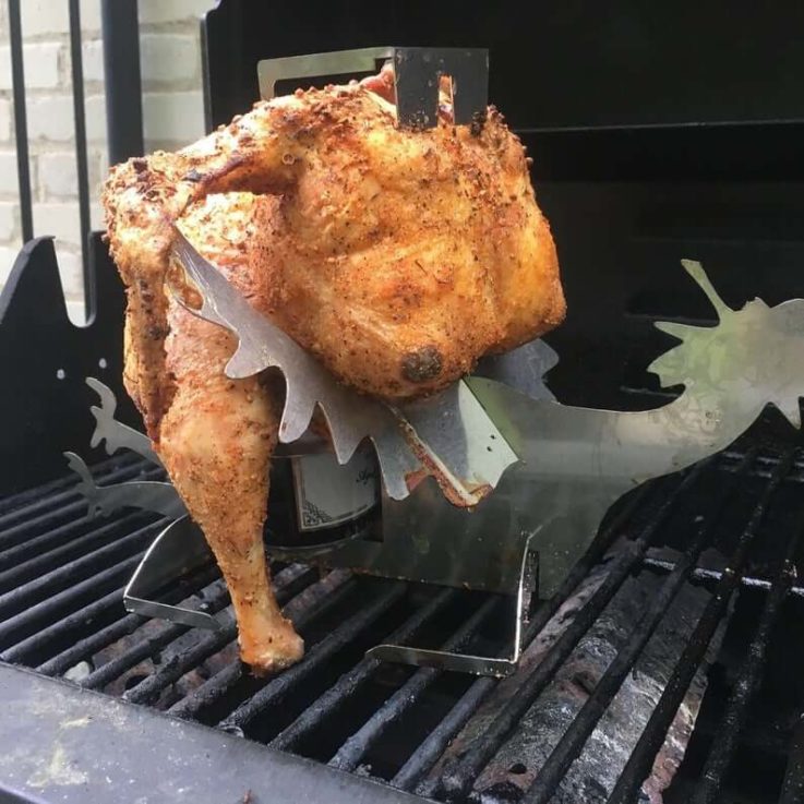 Chicken Holder, Sexy Beer Can Chicken Rooster Love (adult version)- BBQ, Grill or oven roasting, ultimate cooking tool! -Thanksgiving