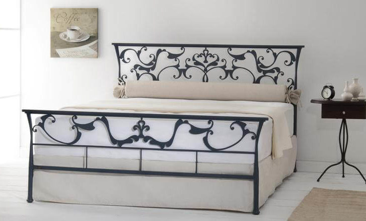 Handmade iron bed high-end design - Model Oasis