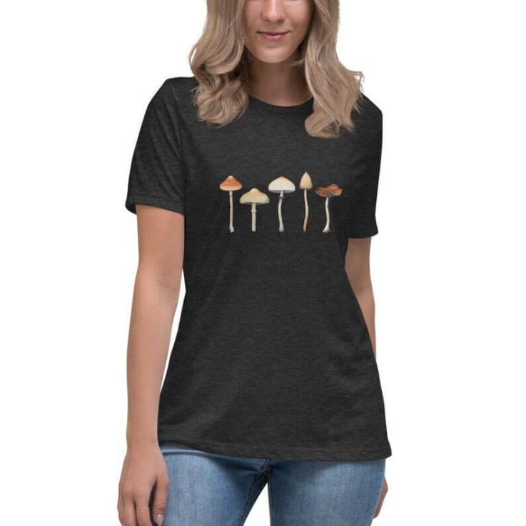 Magic Mushroom Women's T-Shirt - Psilocybe Species