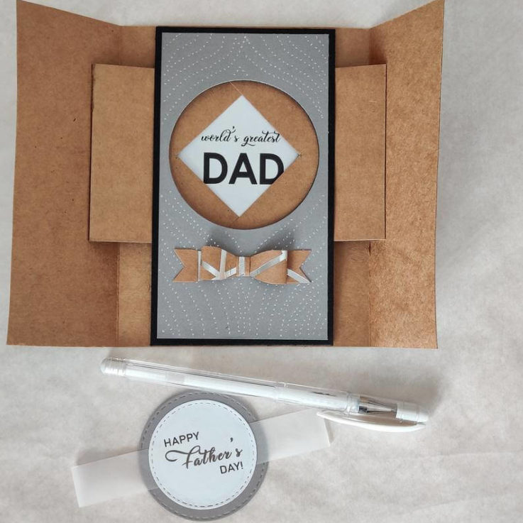 Interactive shutter card Father's day Birthday Mothers day Custom Card Bespoke Card For Him For Her